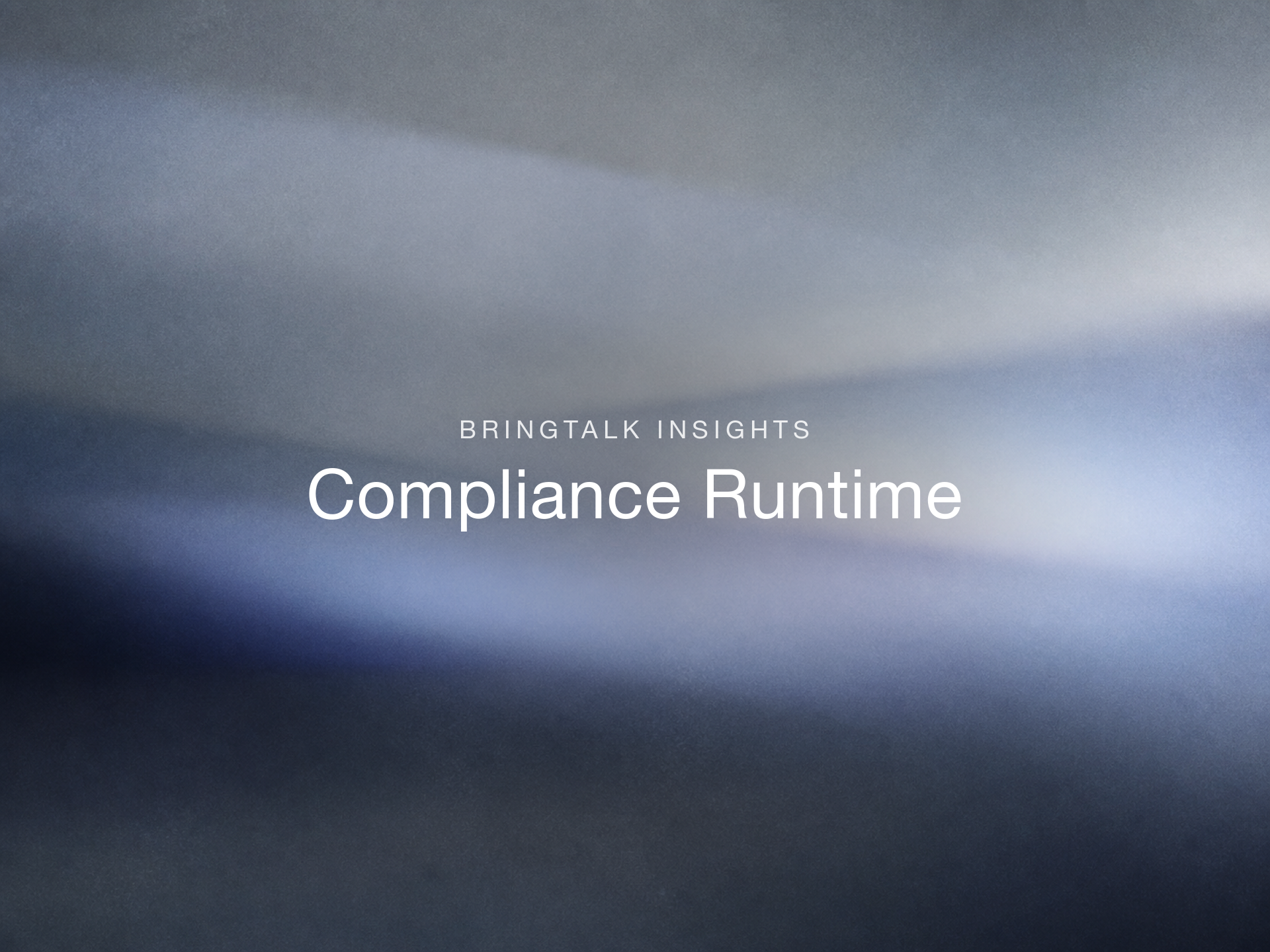 Voice AI의 다음 경쟁력은 Compliance Runtime입니다
