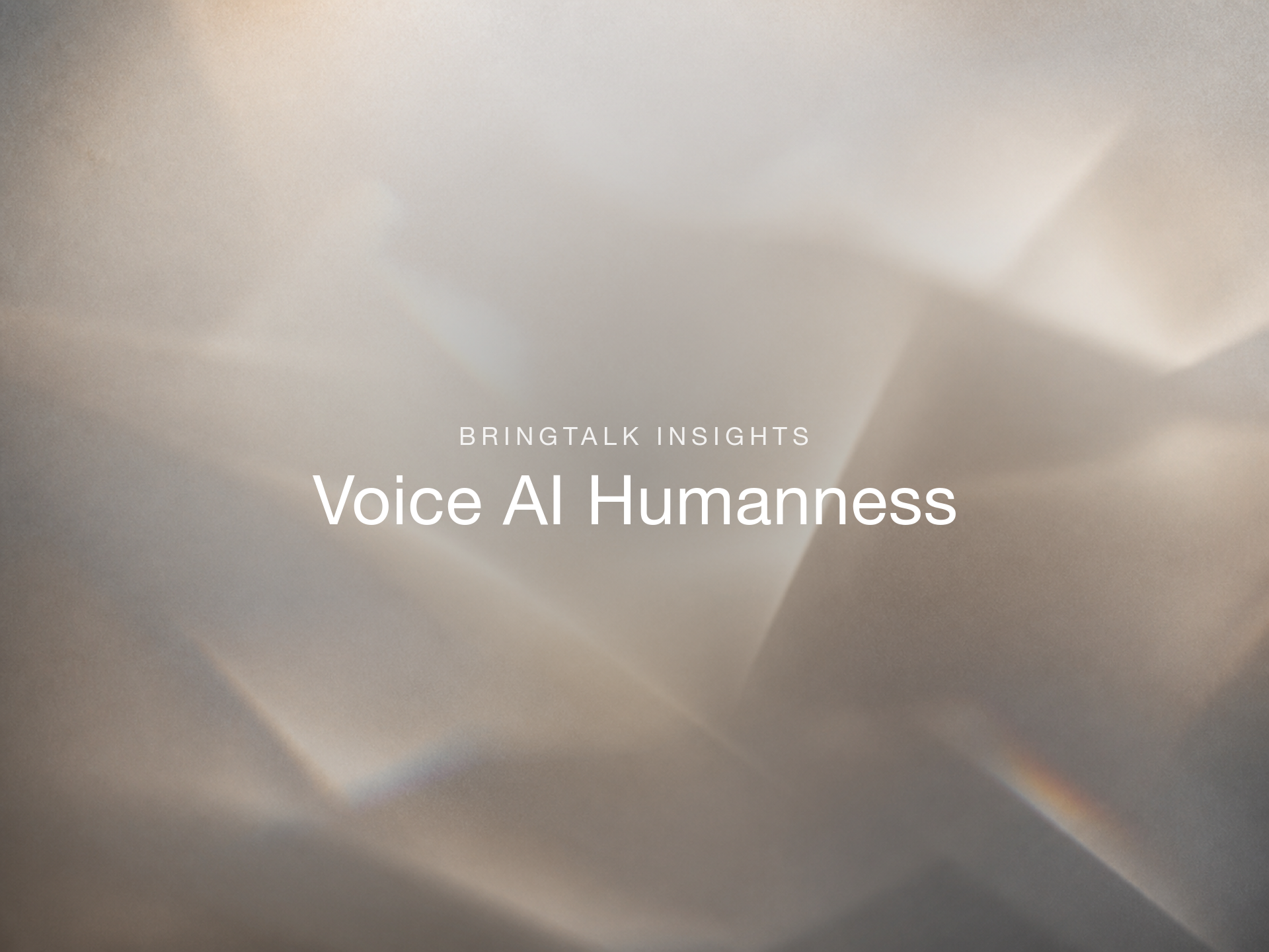 Voice AI Model Selection Now Needs A Humanness Score