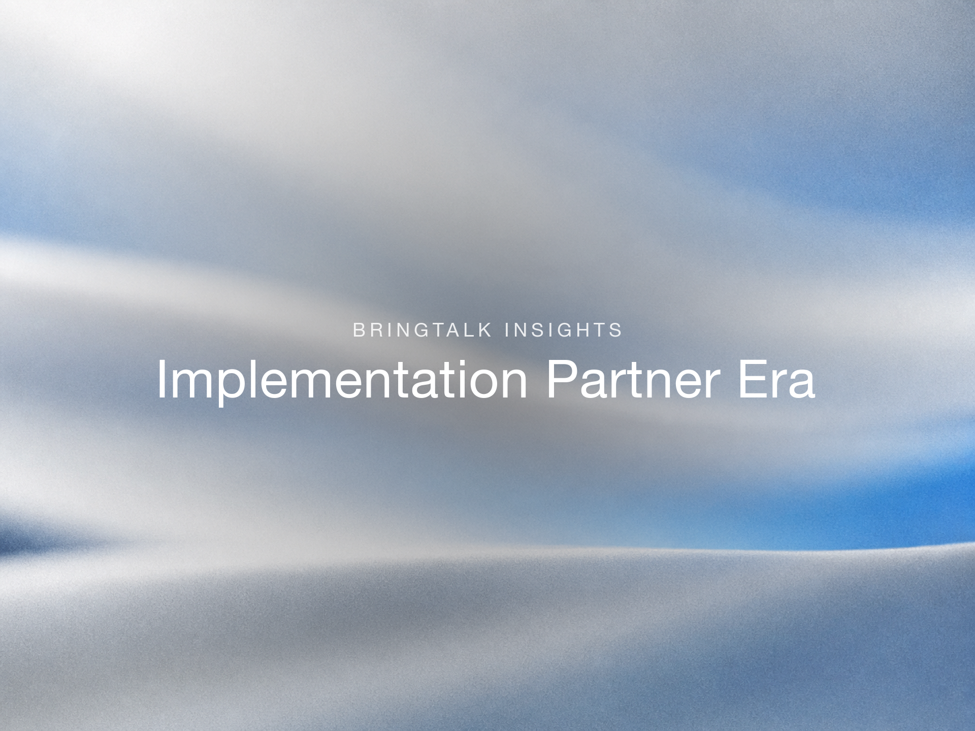 The Voice AI Implementation Partner Era Is Here