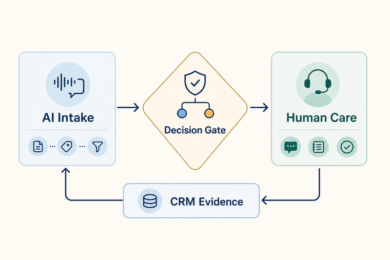 Voice AI frontline team operating model