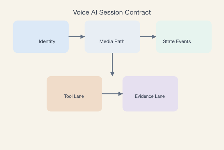 Voice AI session contract diagram
